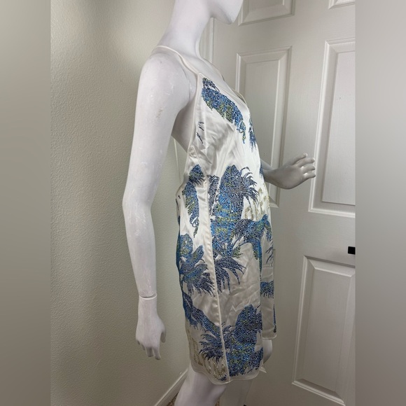 OFF-WHITE Gender Inclusive Bright Crystal Embellished slip dress size 40 - Picture 9 of 17